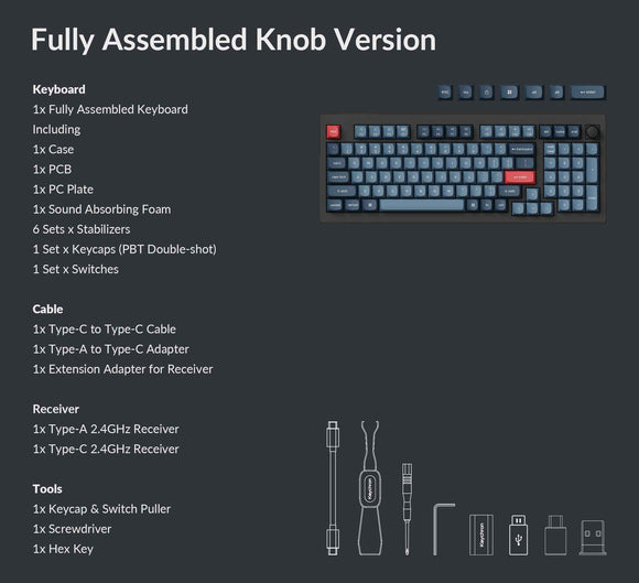 Keychron V5 Max QMK/VIA 無線客製化機械式鍵盤