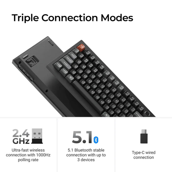 Keychron V6 Ultra 8K Wireless Custom Mechanical Keyboard