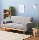 Aurora 北歐小戶型實木布藝梳化-4