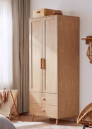 Lusso 原木色兩門衣櫃 Bedroom Cabinet-8