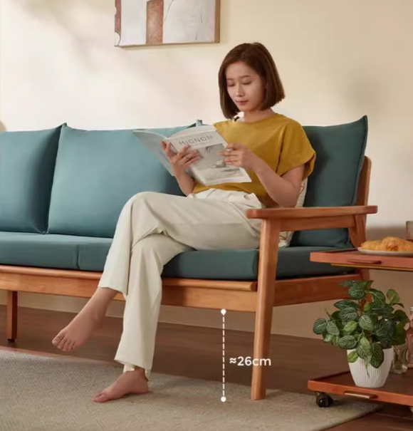 Sakura 日式實木沙發小戶型