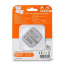 M2K摺充-摺腳雙TYPE-C GaN45W迷你快速充電器 - 紫色-4