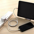 M2K摺充-摺腳雙TYPE-C GaN45W迷你快速充電器 - 紫色-8