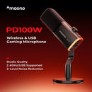 Maono PD100W Wireless & Wired Microphone-2