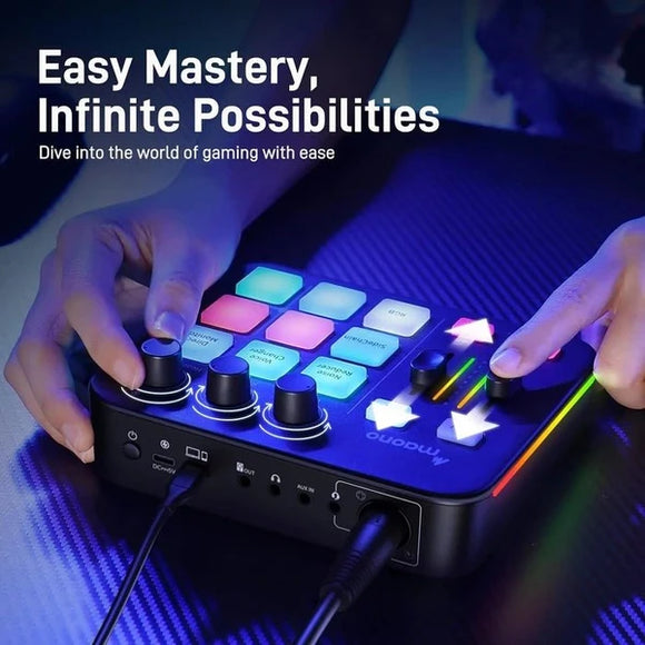 Maonocaster G1 NEO 音訊混音器 （適用於遊戲串流媒體）