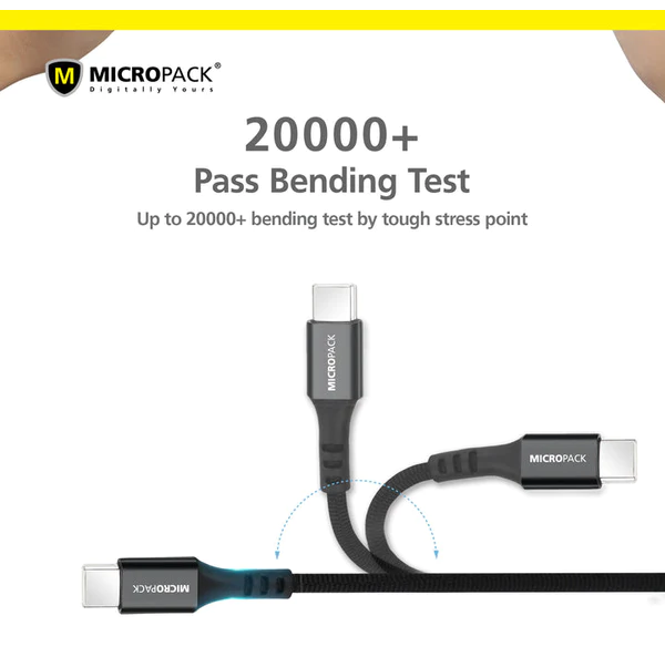 Micropack Charge _ Sync USB-A To USB-C Cable