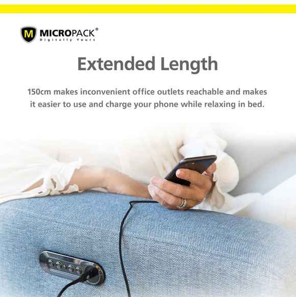 Micropack Charge _ Sync USB-A To USB-C Cable