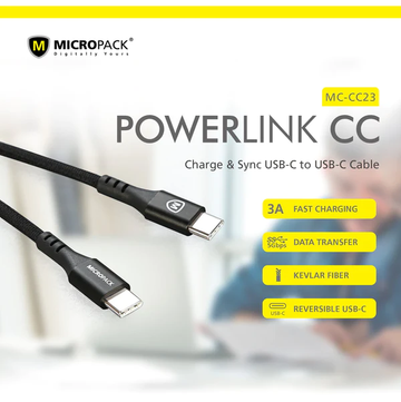 Micropack Charge _ Sync USB-C To USB-C Cable - 0