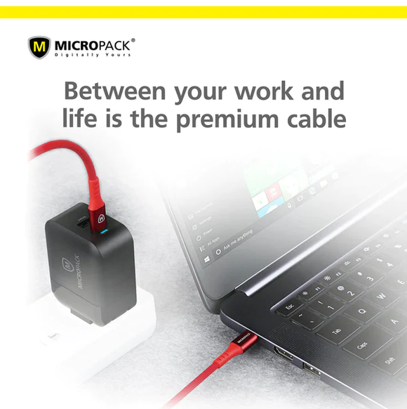 Micropack Charge _ Sync USB-C To USB-C Cable