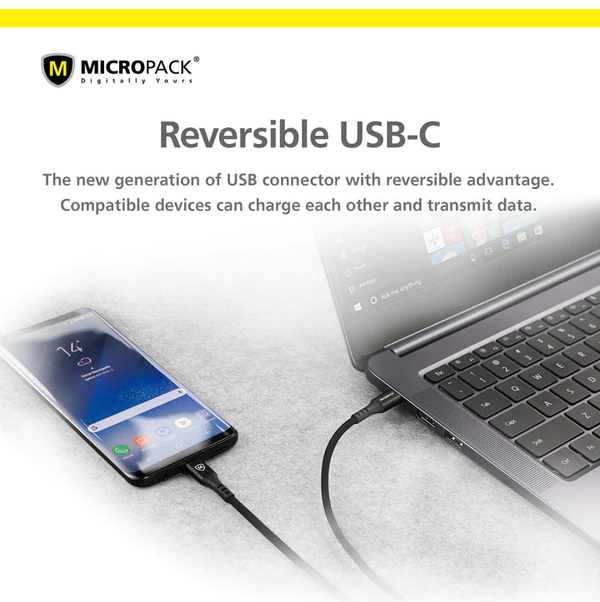Micropack Charge _ Sync USB-C To USB-C Cable