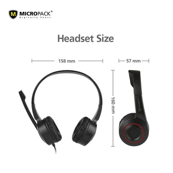 Micropack 立體聲耳機 (USB-A)