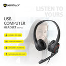 Micropack 立體聲耳機 (USB-A)-2