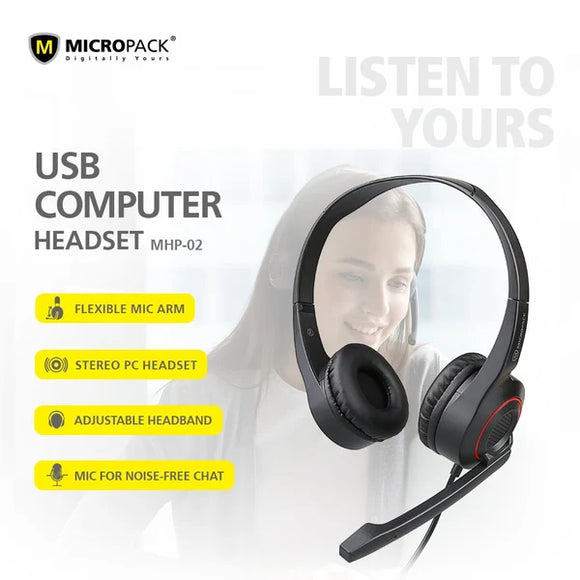 Micropack 立體聲耳機 (USB-A)
