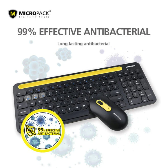 Micropack iFREE Pro 2 - 2.4G/藍牙無線鍵盤和滑鼠組合