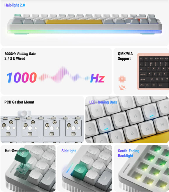 NuPhy Halo75 V2 無線機械式鍵盤