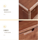 Blackcod 日式簡約經典迷你床頭櫃-5