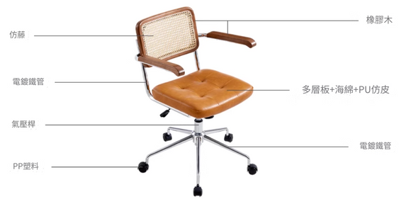 Syys 弓型復古家居椅子