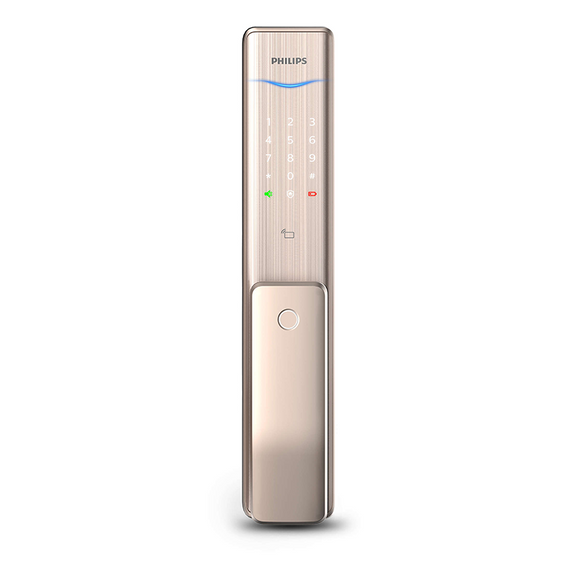 Philips Easykey Alpha Champagne gold 香繽金 推拉式智能鎖 (包基本安裝#)
