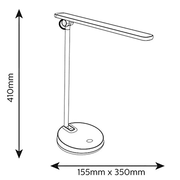 Philips 66137 Halley II LED Smart Desk Lamp