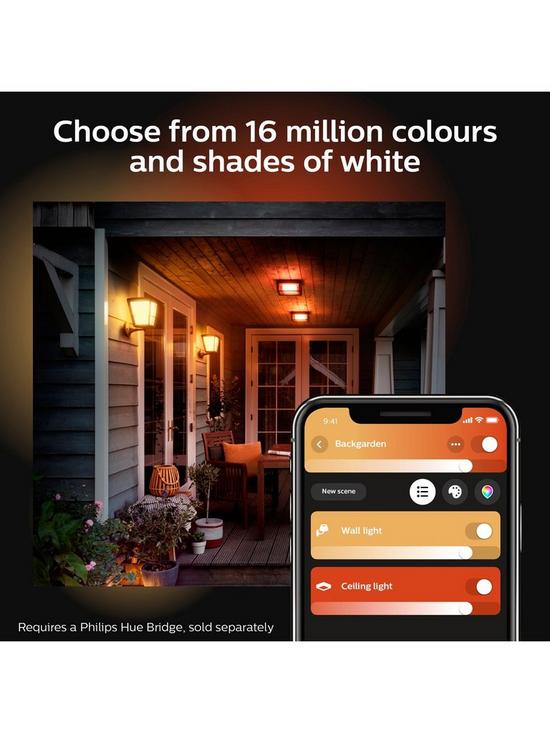Philips Econic Hue 白光彩光戶外壁燈