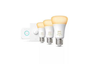 Philips Hue 8.5W A60 E27 藍牙智能燈泡入門套裝 (白光)