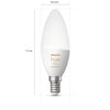 Philips - Hue E14 806 lm 黃白光智能燈泡 (藍牙版)