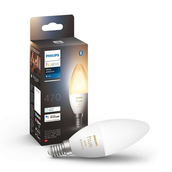 Philips - Hue E14 806 lm 黃白光智能燈泡 (藍牙版)