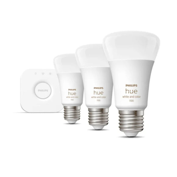 Philips Hue Ambience Bluetooth Bulb Starter Kit 11W A60 E27 (Colour)