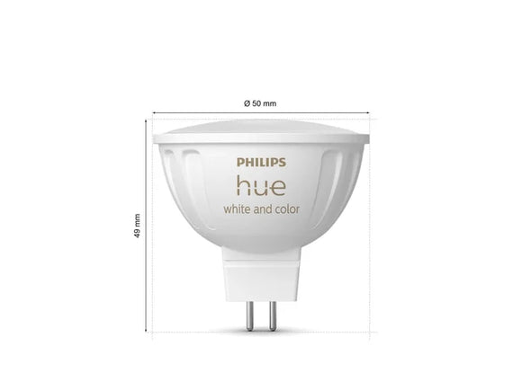 Philips Hue WCA Ambiance MR16 Smart Spotlight (White and Color Ambiance)
