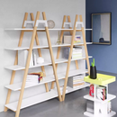 Tarina A字形實木落地置物架 Book Cabinet-1