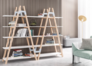 Tarina A字形實木落地置物架 Book Cabinet-3
