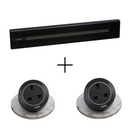 eubiq SH1黑色外掛式明裝電力軌道套裝STARTER KIT-1