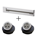 eubiq SH1銀色外掛式明裝電力軌道套裝STARTER KIT-1