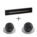 eubiq SH2 黑色窄身外掛式明裝電力軌道套裝STARTER KIT-1