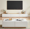 Log-colored 1.8m TV cabinet