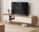 Birchwood 原木風實木腳雙門電視櫃 TV Cabinet-3