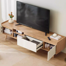 Birchwood 原木風實木腳雙門電視櫃 TV Cabinet-1
