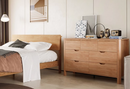 Bella 原木色七斗門橫櫃 Bedroom Cabinet-5