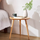 Koto 原木色櫸木圓茶几-1