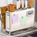 Handy多功能塑料鐵製廚房刀架-1