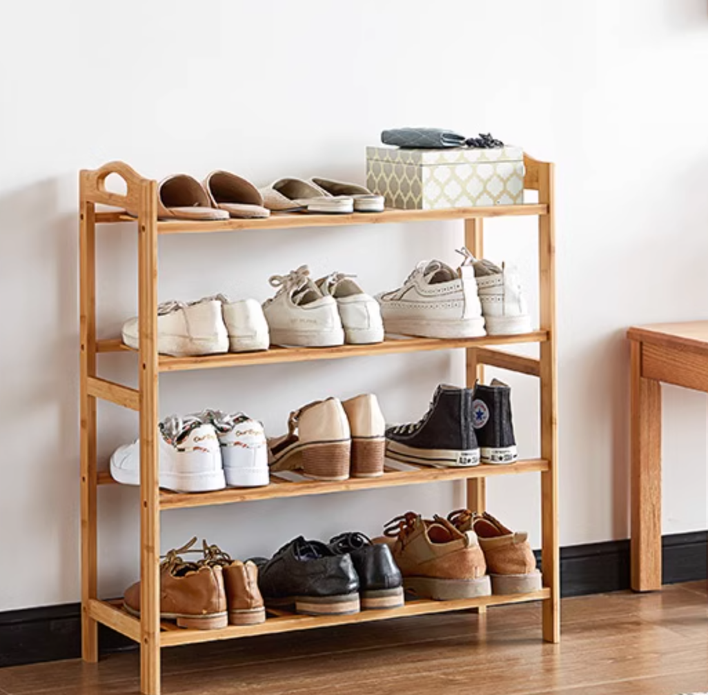 Lokero 原木色四層鞋架 Shoes Cabinet