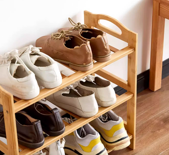 Lokero 原木色四層鞋架 Shoes Cabinet