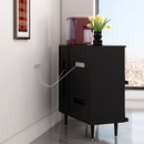 Lepo-B 簡約多用途黑色餐邊櫃-2