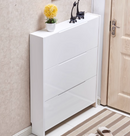 Abito 亮光白翻門鞋櫃-1