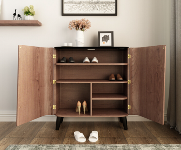 Sfilata 北歐胡桃色鞋櫃