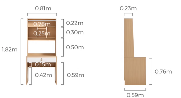 Talo 書房書桌+書櫃