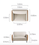 Sateen 北歐佈藝沙發-6