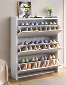 Koti 超薄鞋櫃家用門口入戶翻斗玄關櫃-3