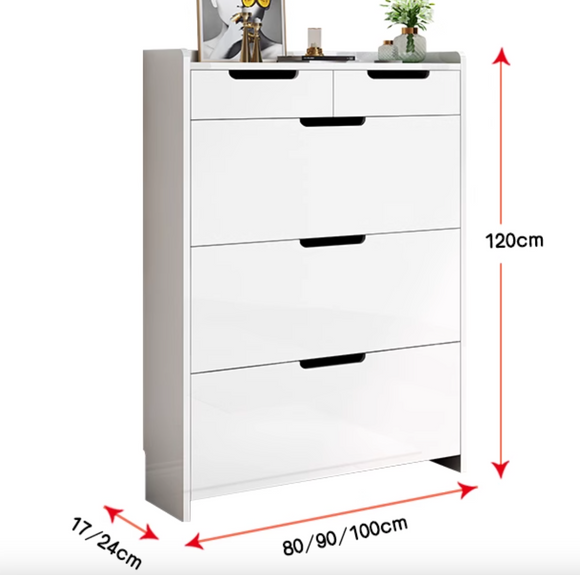 Koti 超薄鞋櫃家用門口入戶翻斗玄關櫃