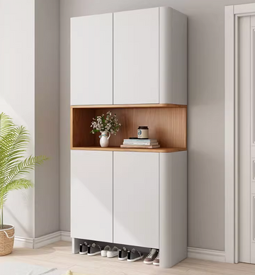 Swift 實木訂製圓弧入戶櫃鞋櫃